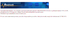 Desktop Screenshot of pliki.aksotronik.pl
