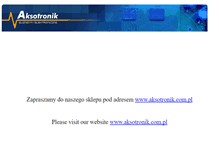 Tablet Screenshot of aksotronik.pl